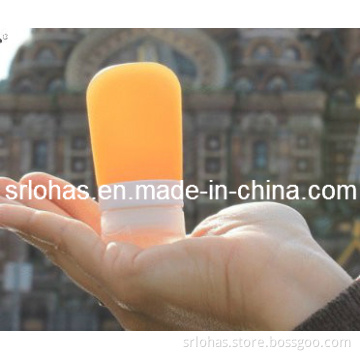 Rubber Silicone Squeeze Travel Bottles